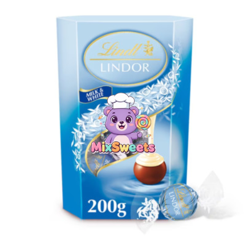 Lindt Lindor Milk & White Chocolate Truffles