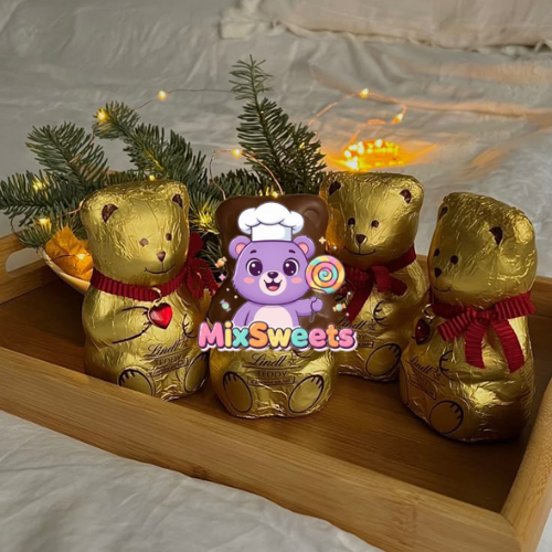 Lindt Milk Chocolate Teddy Christmas Tree Decorations