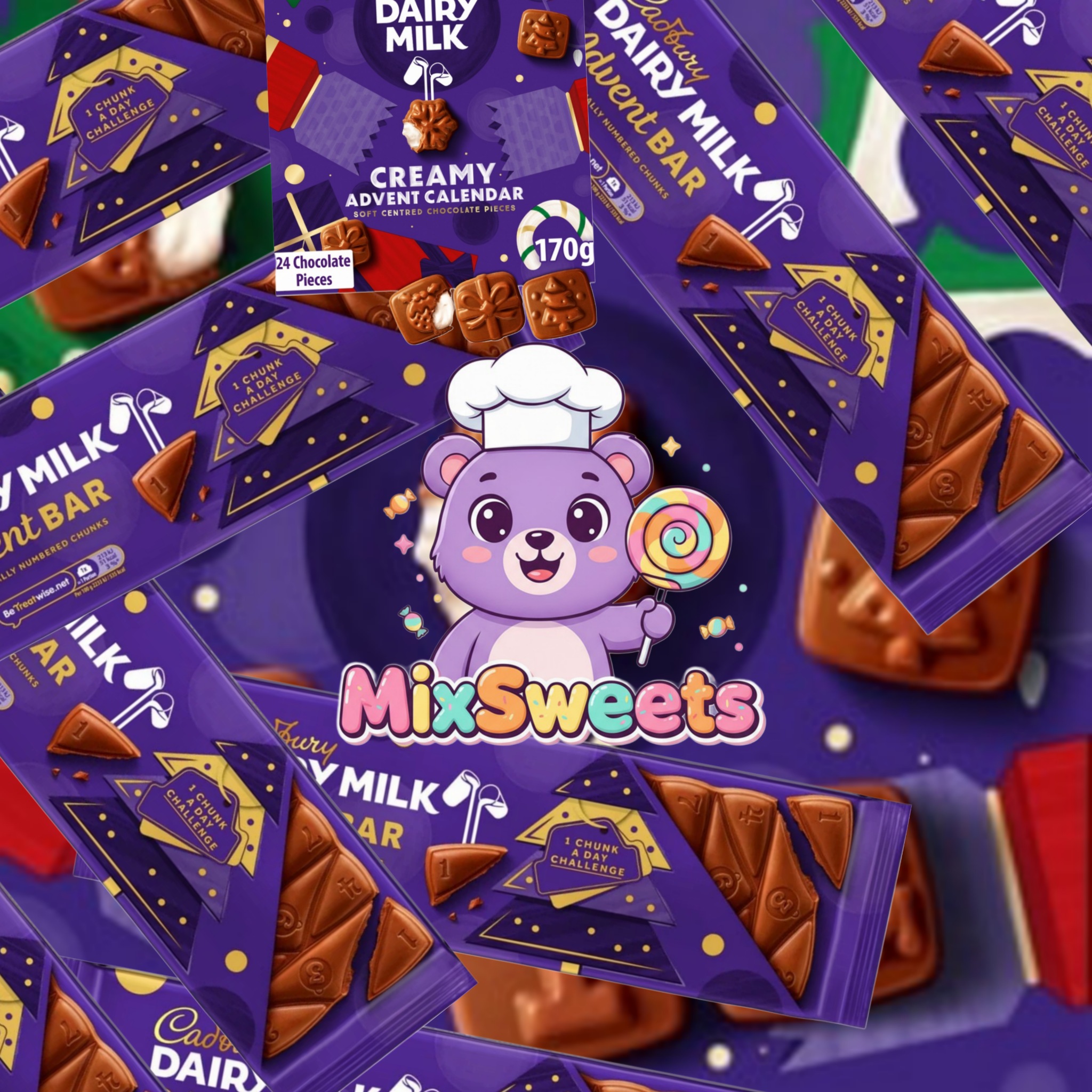 Cadbury Dairy Milk Advent Calendar Cadbury Dairy Milk Advent Calendar