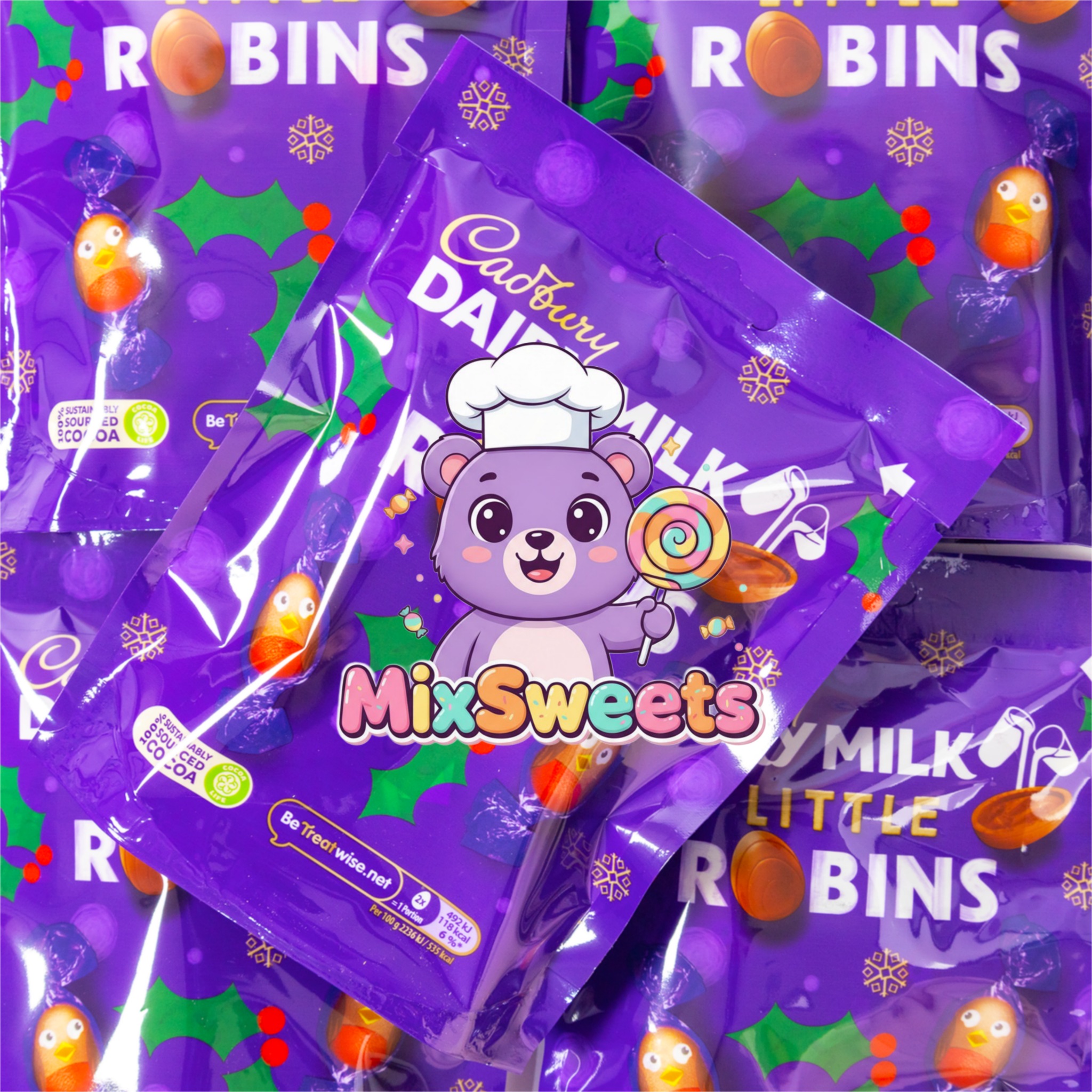 Cadbury Dairy Milk Christmas Little Robins Chocolate Cadbury Dairy Milk Christmas Little Robins Chocolate