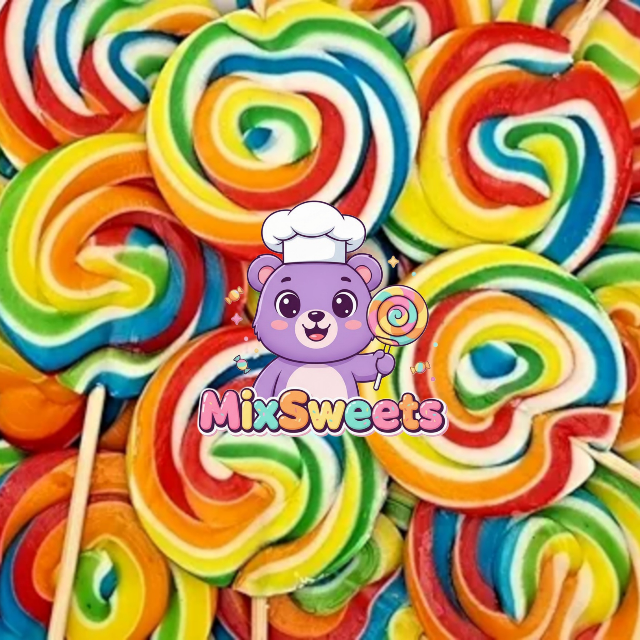 Candy Pops Large Ice Cream Wheel Lollies Candy Pops Large Ice Cream Wheel Lollies