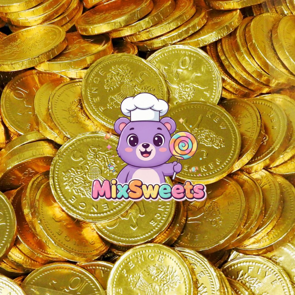 Candy Realms Milk Chocolate Coins Tub