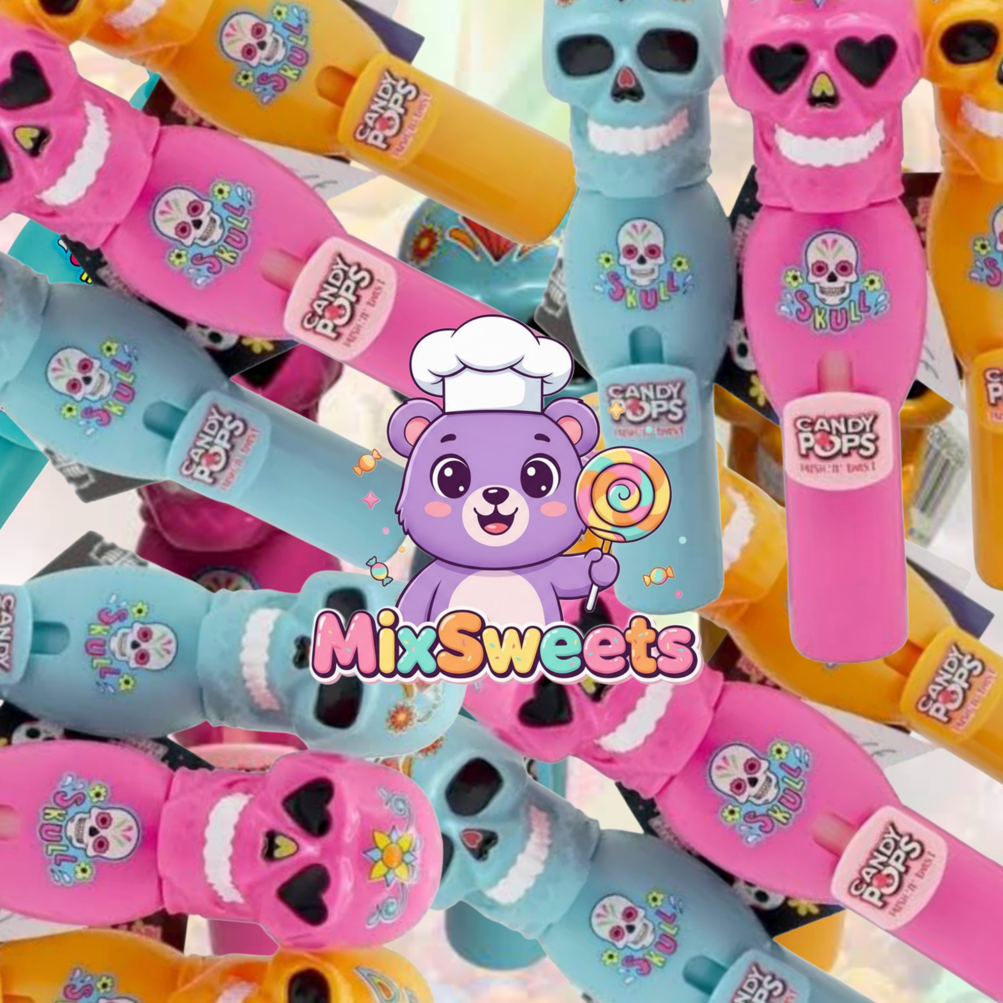 Candy Realms Skull Pops Push n Twist Candy Realms Skull Pops Push n Twist