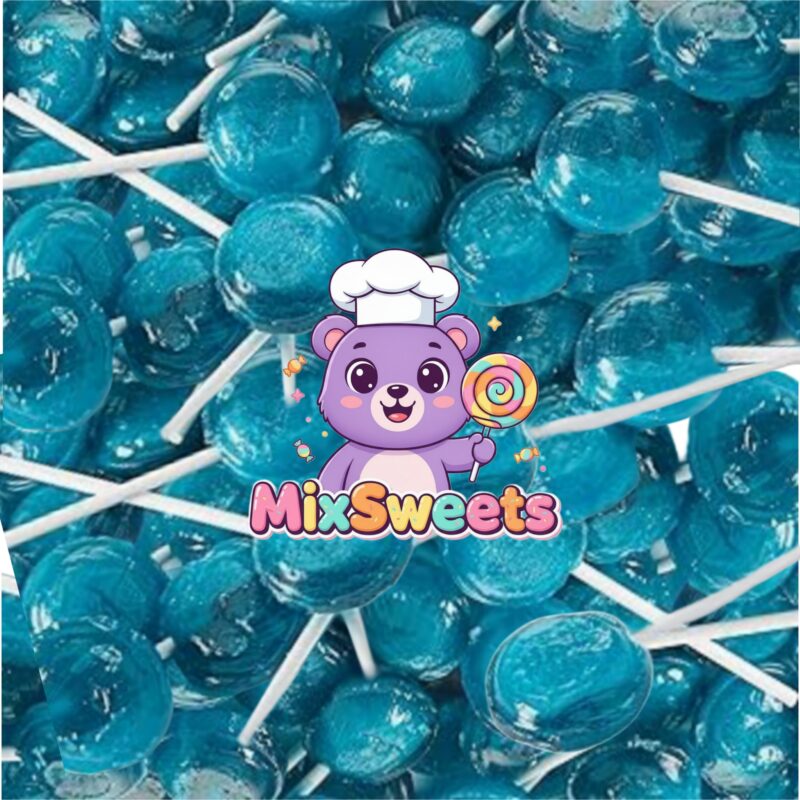 Dobsons Blue Raspberry Mega Lollies Gift Jar