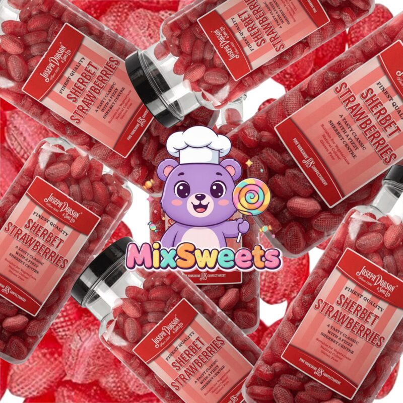 Dobsons Sherbet Strawberries Jar