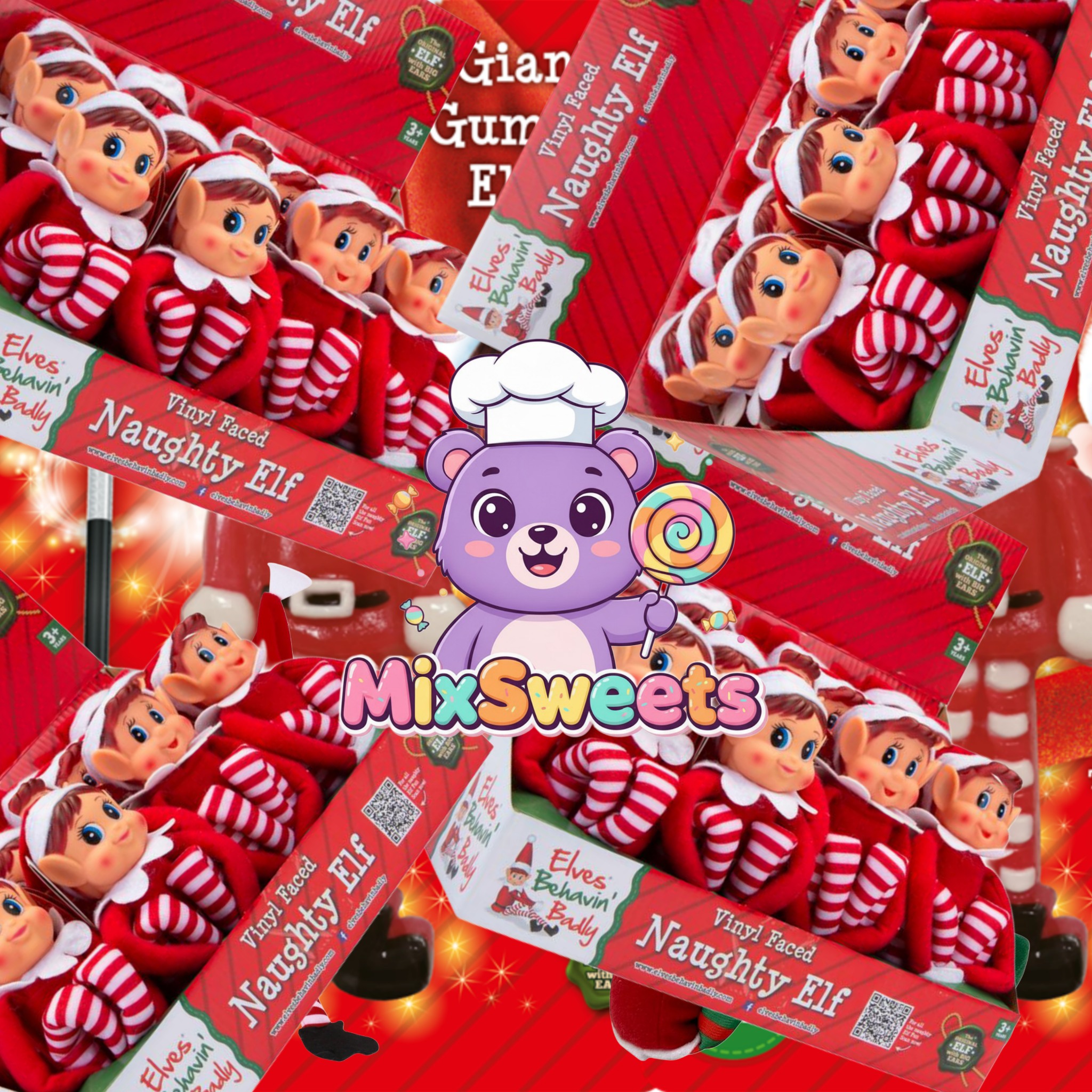 Elves Behaving Badly Giant Gummy Elfie Elves Behaving Badly Giant Gummy Elfie