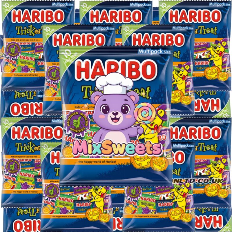 Haribo Trick or Treat Halloween Fruit Flavour Jelly & Foam Sweets