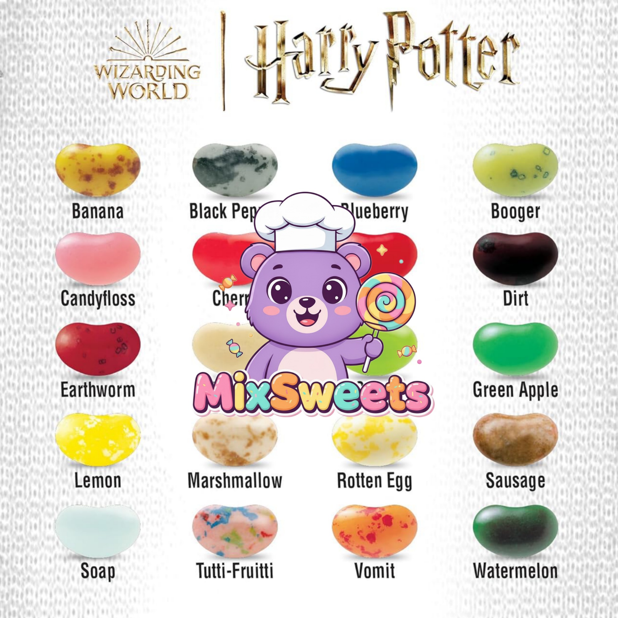Harry Potter Bertie Botts Every Flavour Beans Harry Potter Bertie Botts Every Flavour Beans