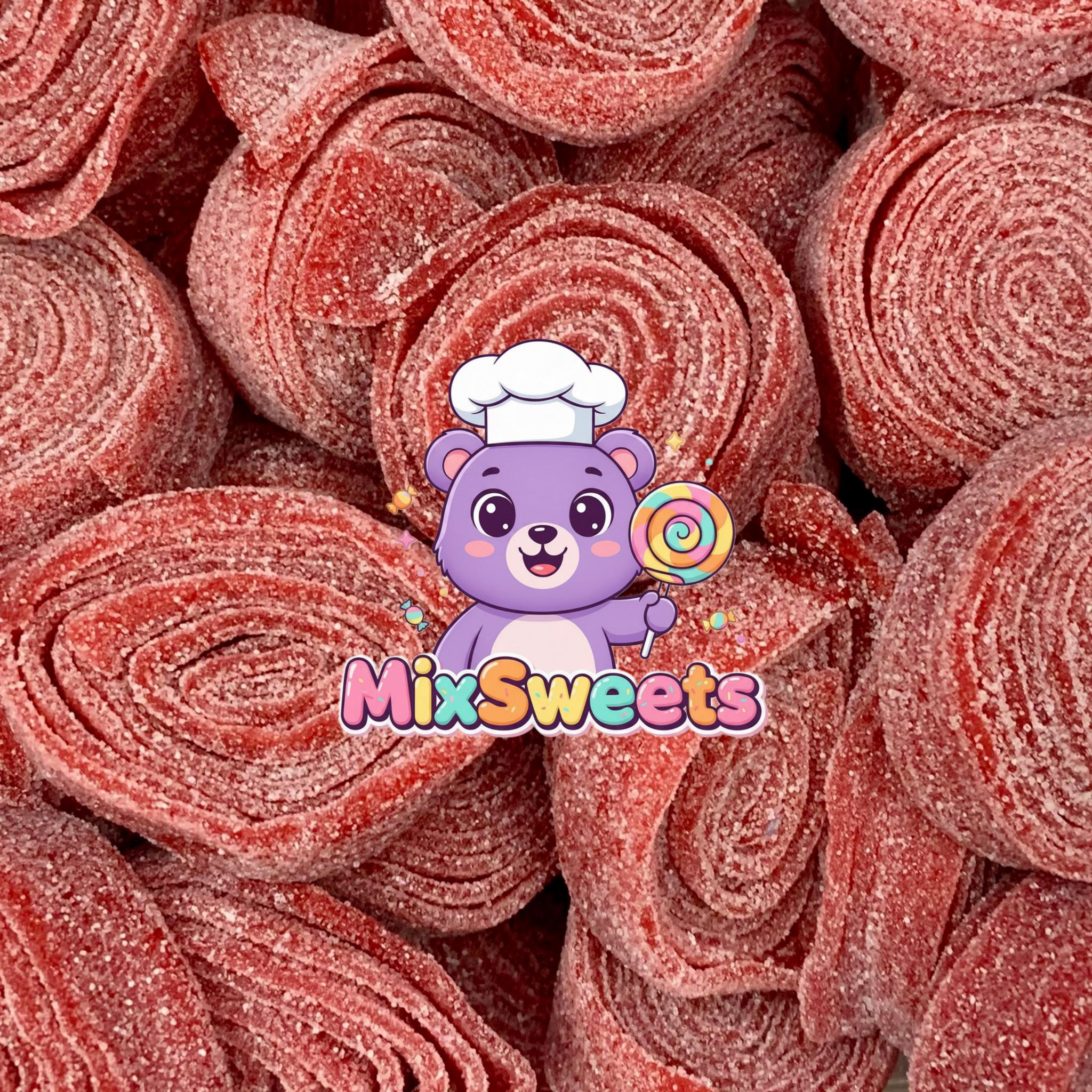 Kingsway Fizzy Red Liquorice Rolls Kingsway Fizzy Red Liquorice Rolls