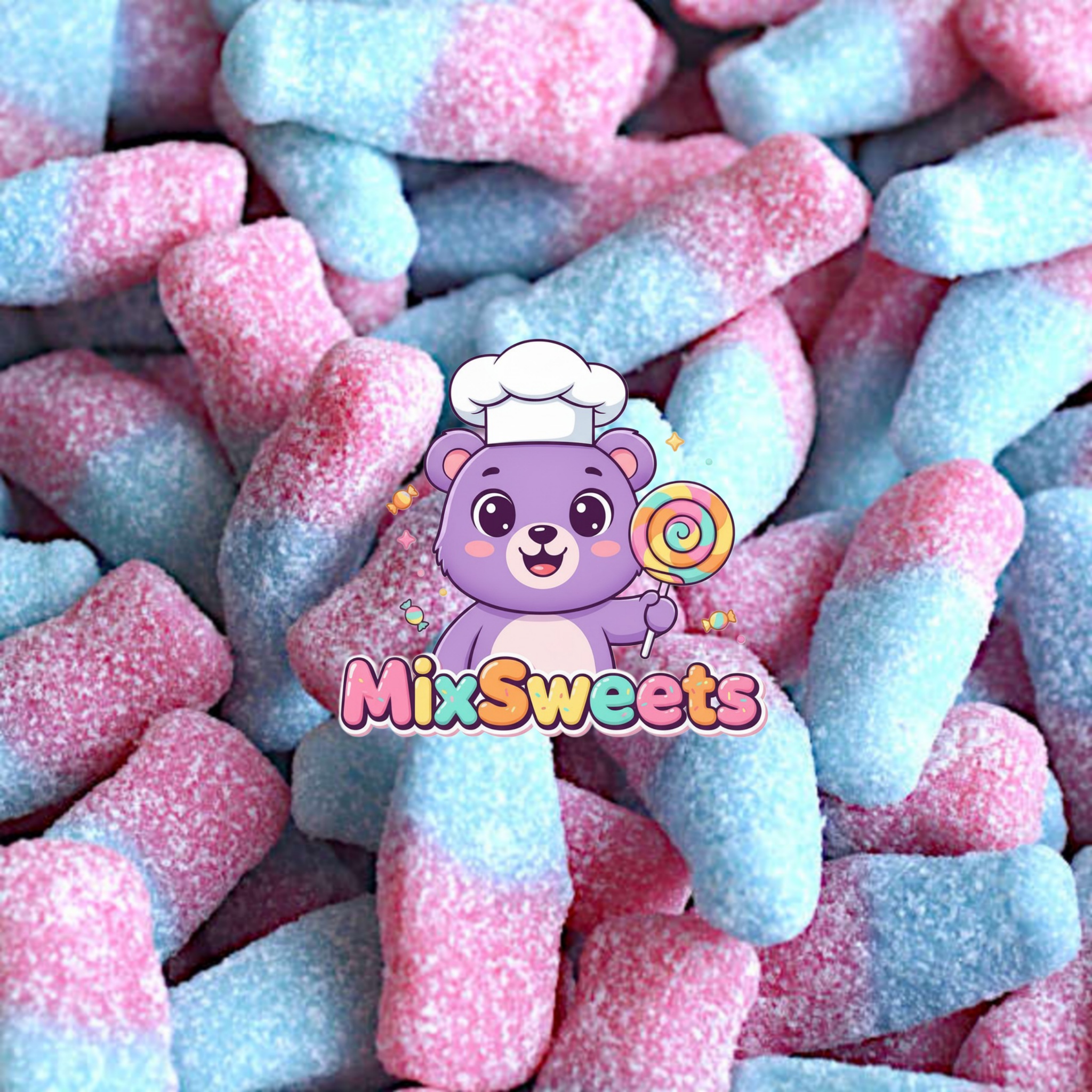 Kingsway Mega Value Vegan Fizzy Bubblegum Bottles Kingsway Mega Value Vegan Fizzy Bubblegum Bottles