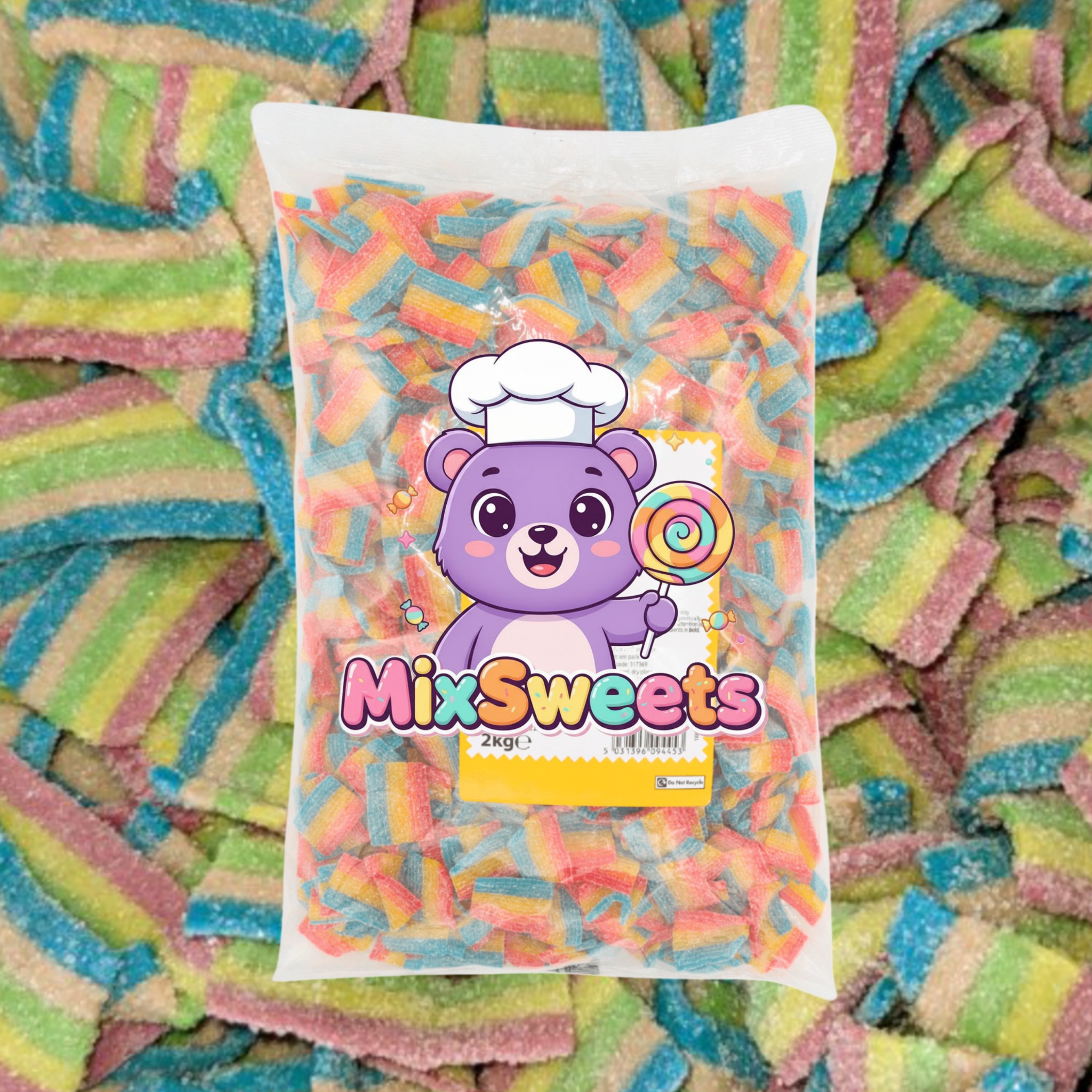 Kingsway Mini Fizzy Rainbow Belts Bag Kingsway Mini Fizzy Rainbow Belts Bag