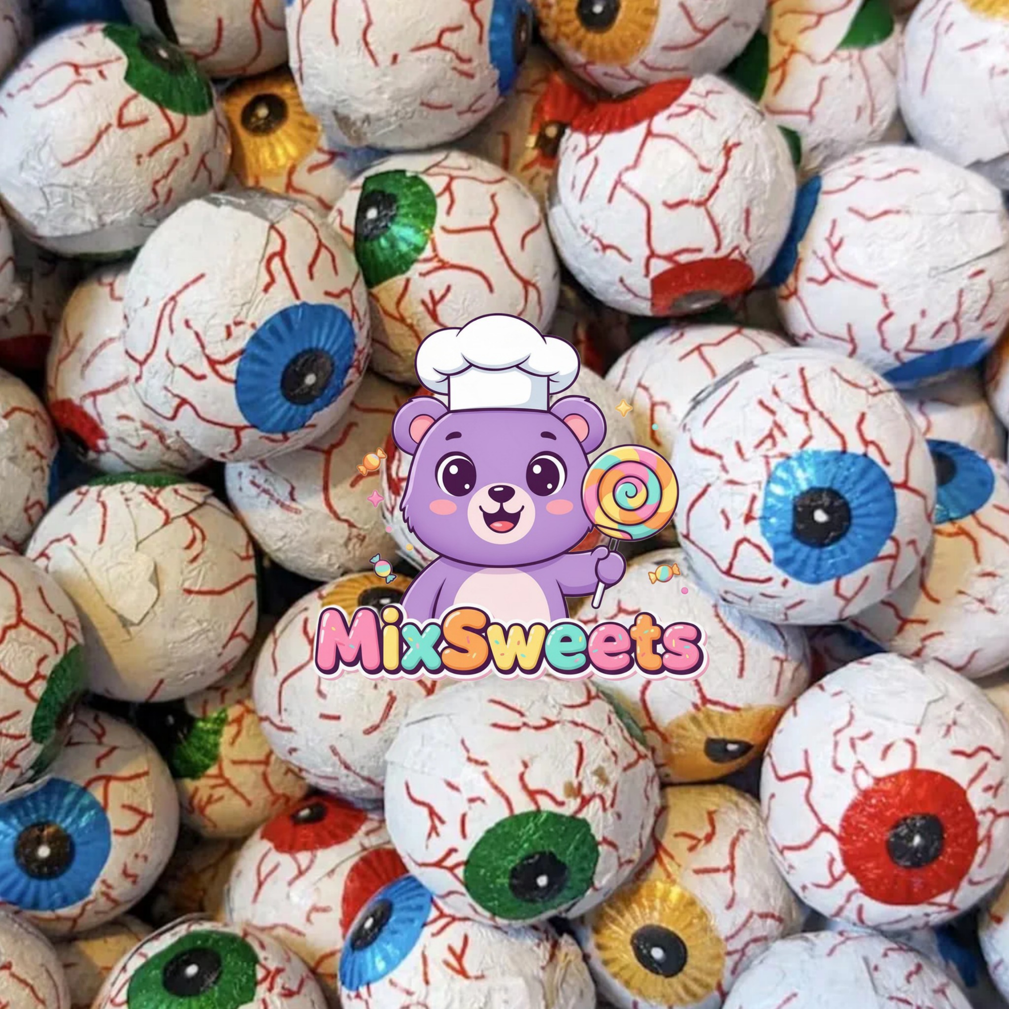 Kinnerton Halloween Milk Chocolate Eyeball Mix Kinnerton Halloween Milk Chocolate Eyeball Mix