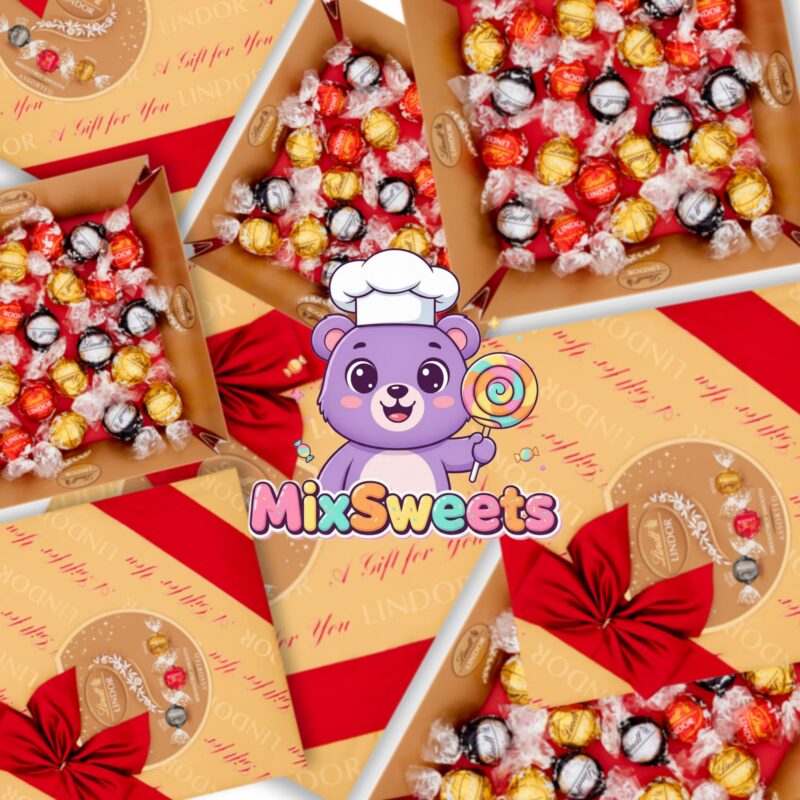 Lindt Lindor Assorted Chocolate Truffles Gift Wrapped