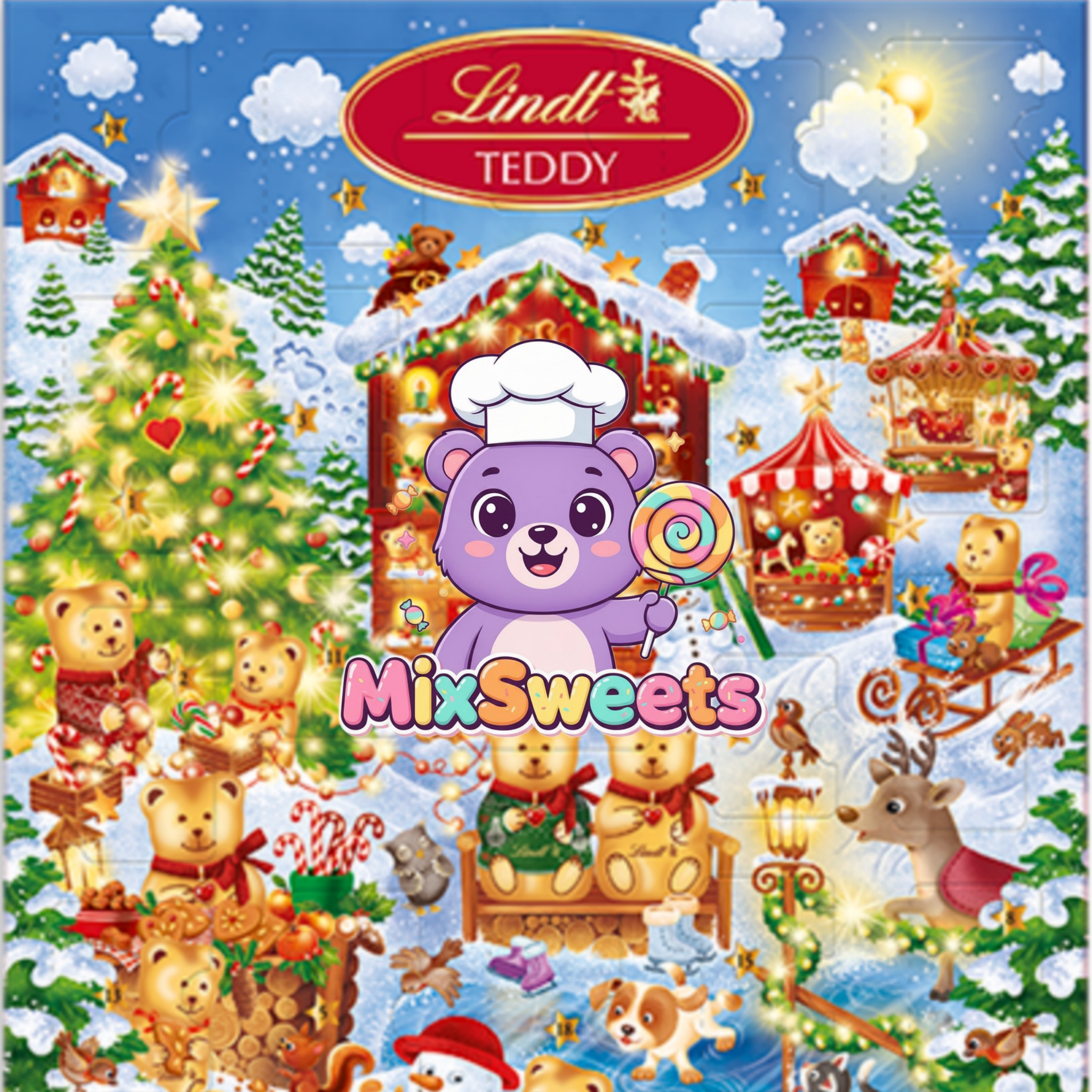 Lindt Teddy Winter Wonderland Advent Calendar Lindt Teddy Winter Wonderland Advent Calendar