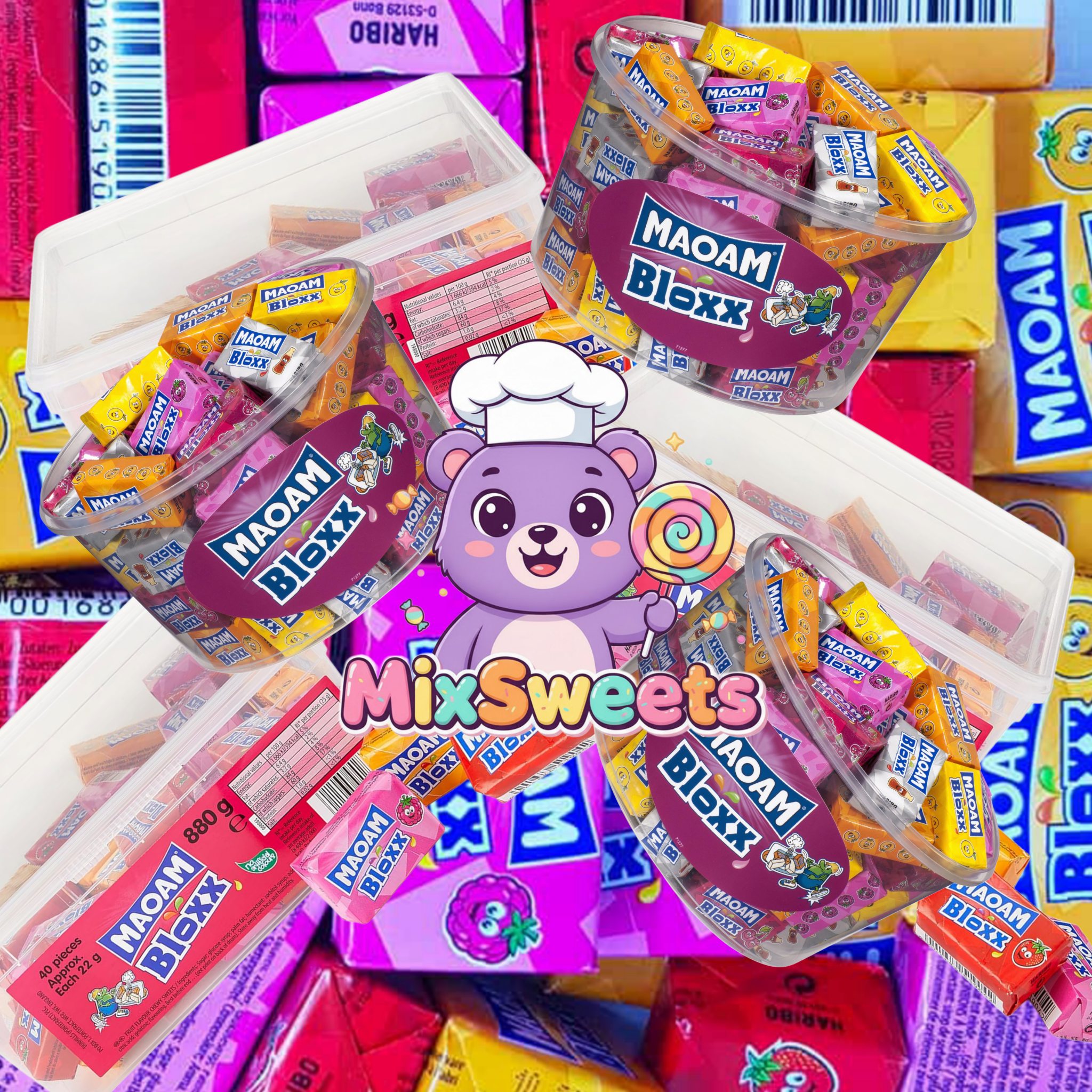 Maoam Bloxx Tub Maoam Bloxx Tub