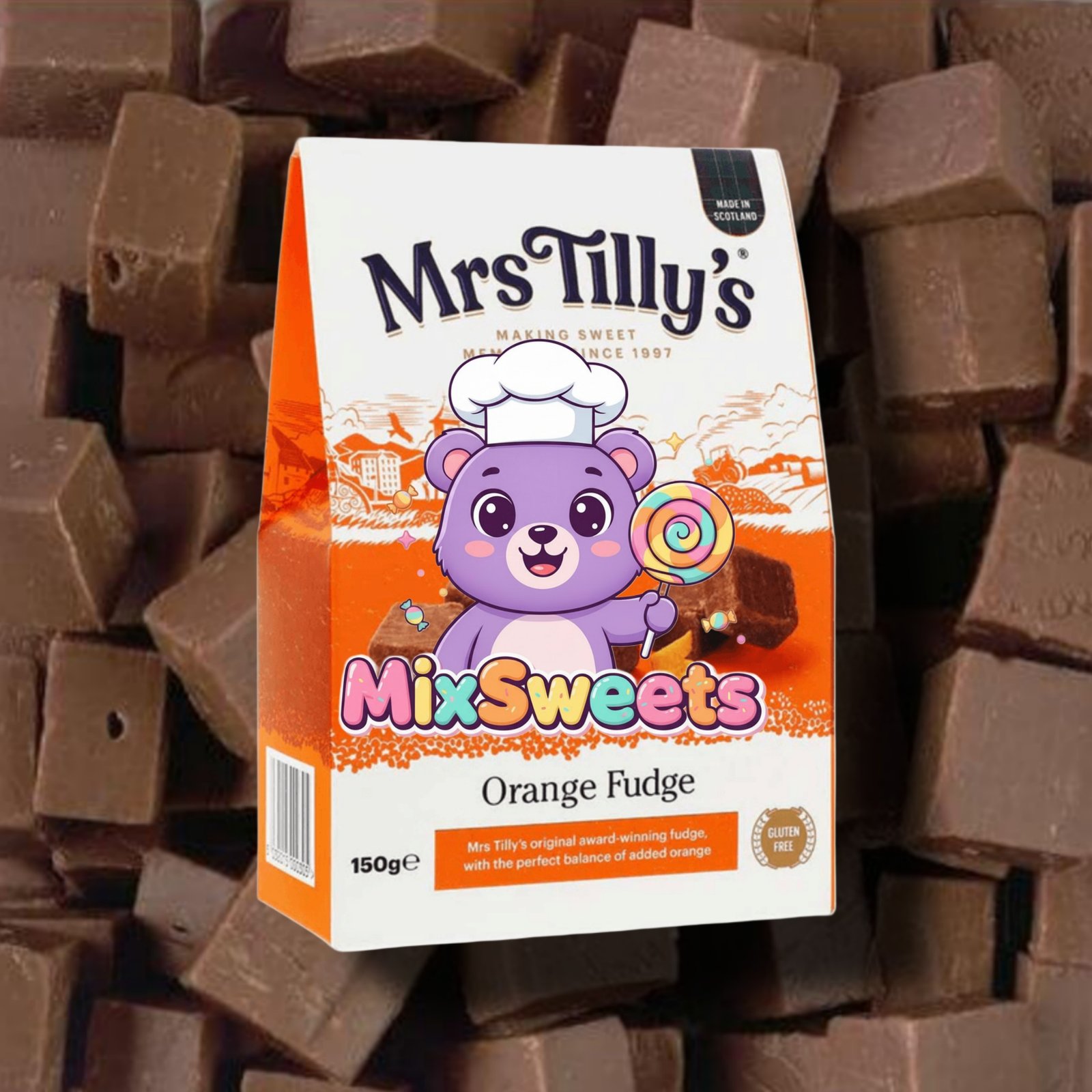 Mrs Tilly’s Scottish Orange Fudge Gift Box Mrs Tilly’s Scottish Orange Fudge Gift Box