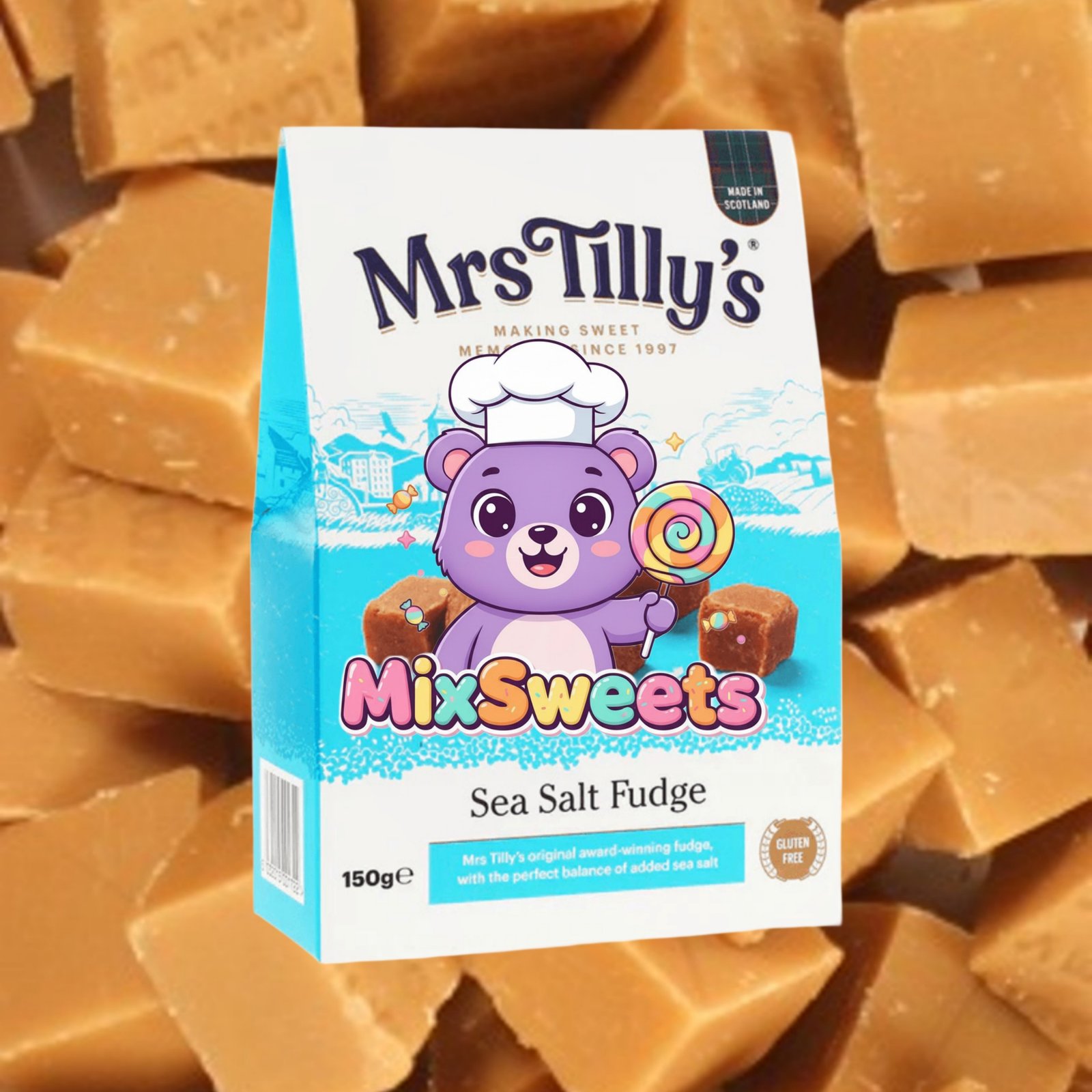 Mrs Tilly’s Scottish Sea Salt Fudge Gift Box Mrs Tilly’s Scottish Sea Salt Fudge Gift Box