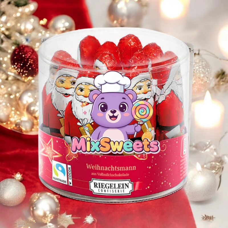 Riegelein Milk Chocolate Santa Drum