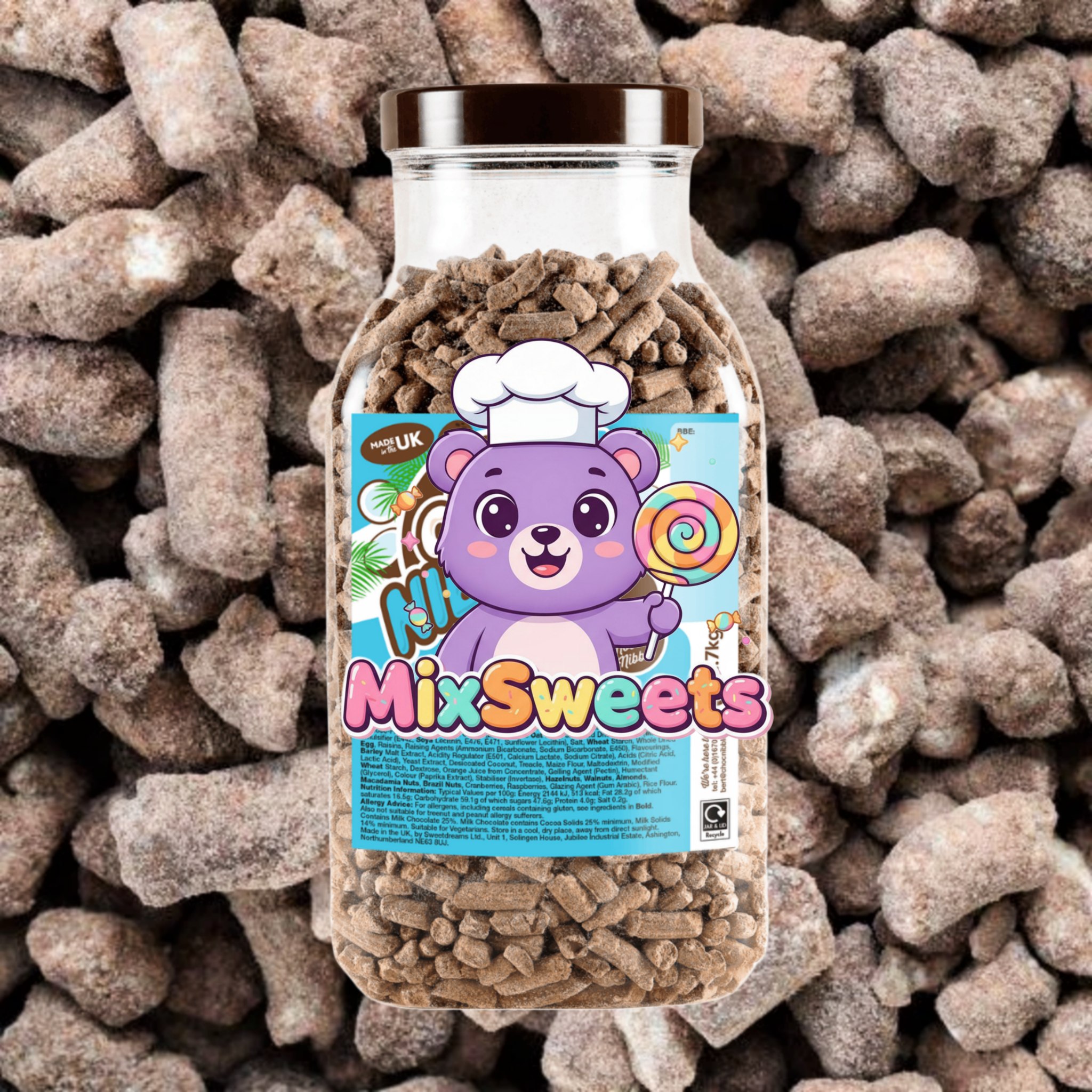 Sweet Dreams Limited Edition Coconut Choc Nibbles Jar Sweet Dreams Limited Edition Coconut Choc Nibbles Jar