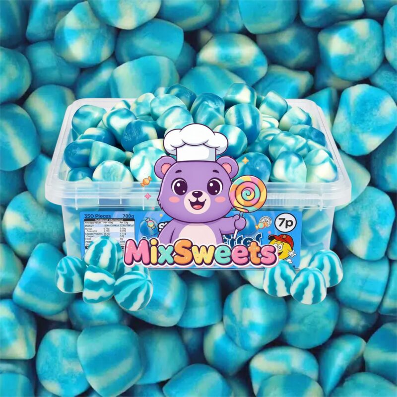 Sweetzone Jelly Blue Twist Kisses Tub