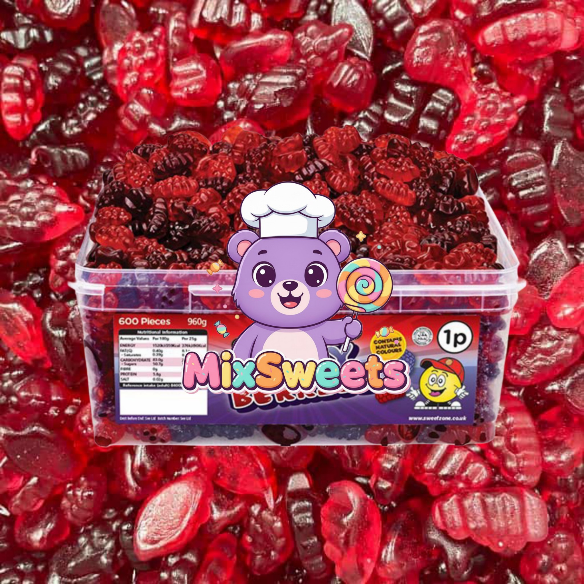 Sweetzone Juicy Berries Tub Sweetzone Juicy Berries Tub