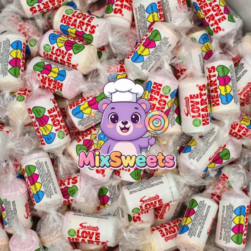 Swizzels Love Hearts Mini Rolls