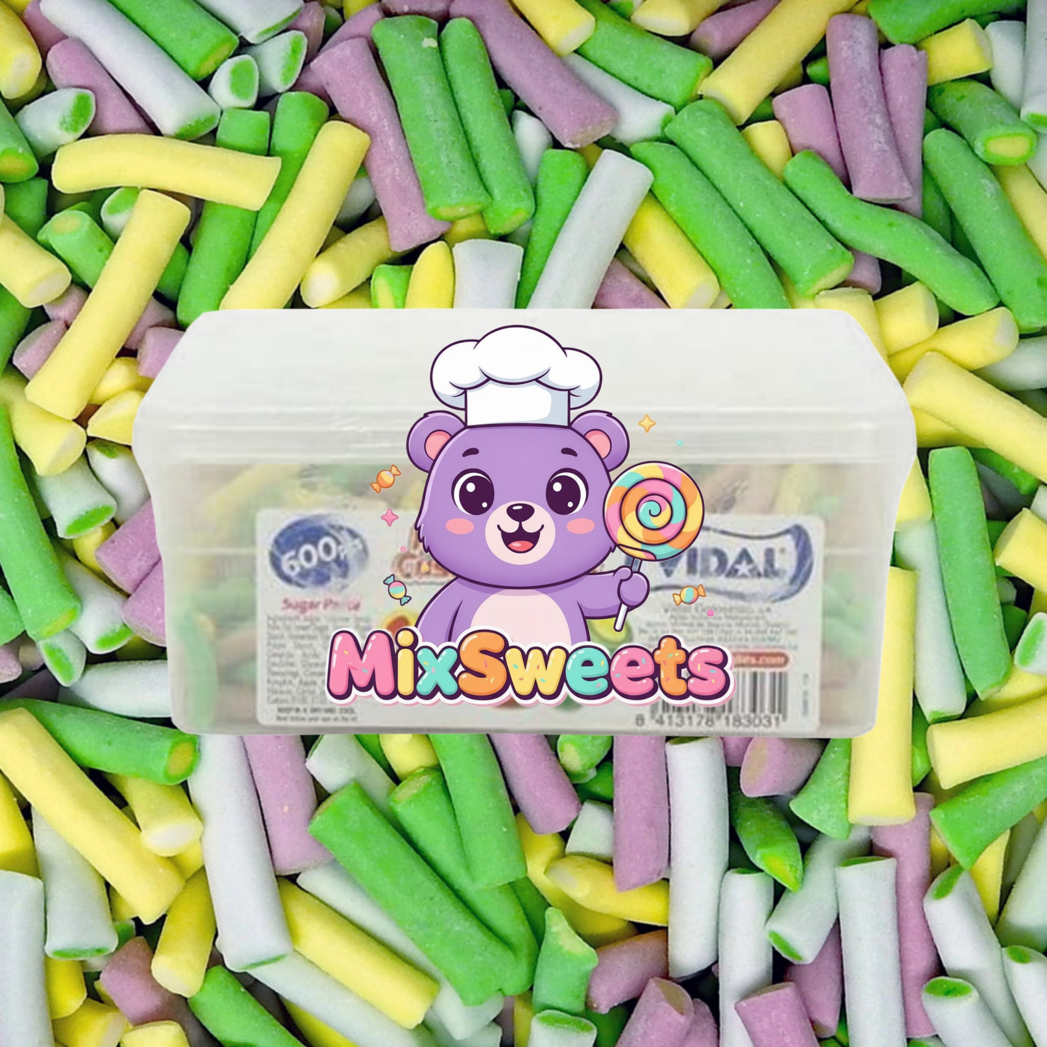 Vidal Rhubarb & Custard Tubes Vidal Rhubarb & Custard Tubes