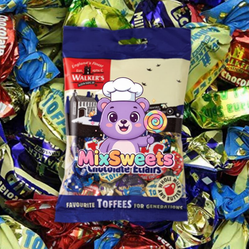 Walkers Nonsuch Assorted Toffee & Chocolate Eclairs Bag