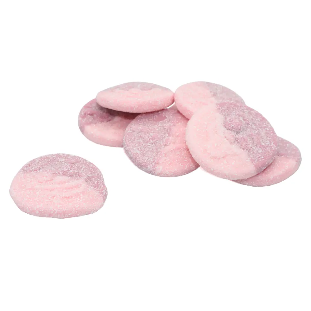 320415 Kingsway Sour Foam Smileys Bag 2kg - Image 1