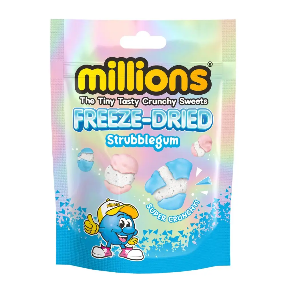 320579 Millions Freeze-Dried Strubblegum Pouch 50g - Image 1
