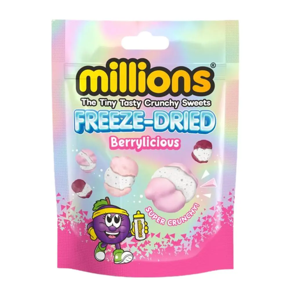 320580 Millions Freeze-Dried Berrylicious Pouch 50g - Image 1