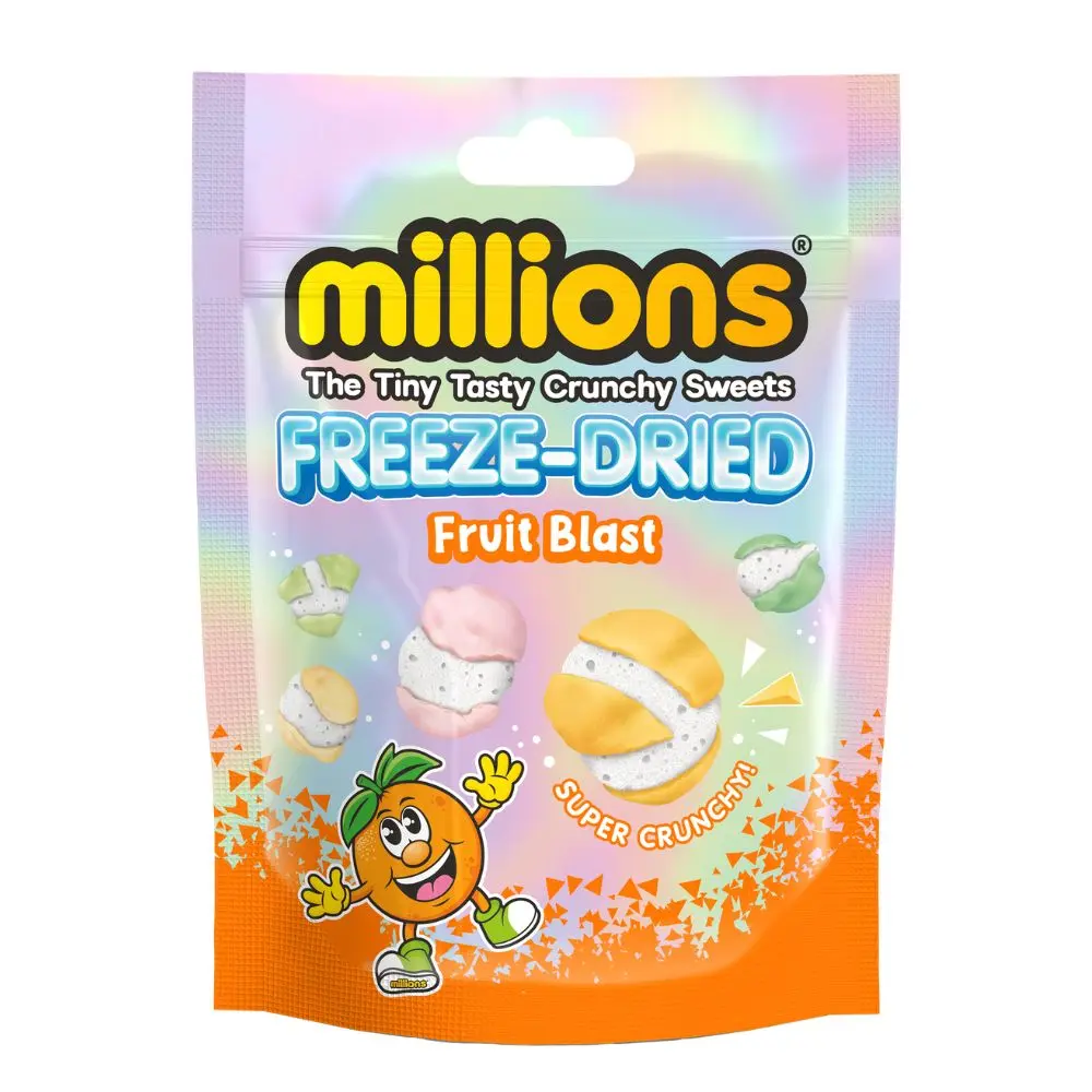 320581 Millions Freeze-Dried Fruit Blast Pouch 50g - Image 1